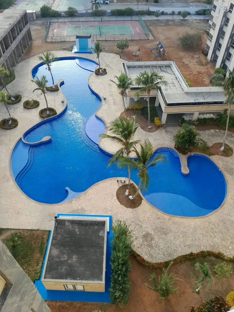 Piscinas aérea · Residencias Ocean Blue