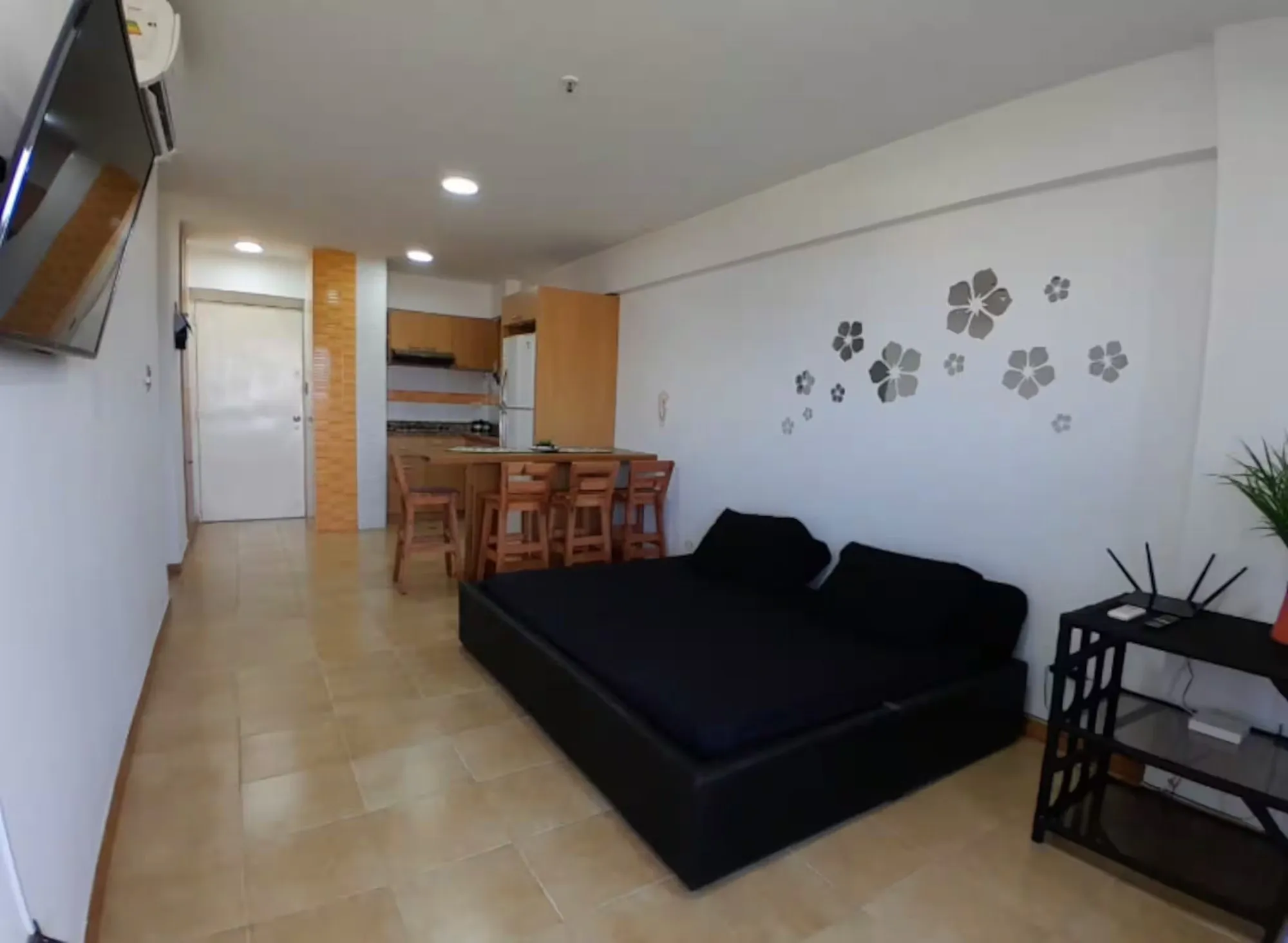 Sala desde entrada · Vista al Mar, Atenea Suites