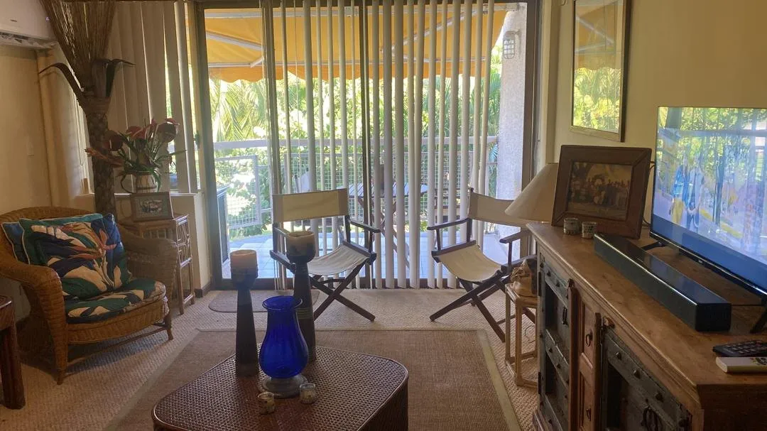 Sala balcón · Refugio frente al Mar, Las Terrazas de Guacuco